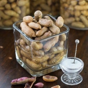 If you are from the south you know that summer brings boiled peanut stands, selling warm salty goodness in a paper bag. Our family likes them so much that at harvest time I canned boiled peanuts by the quart full so we could have the yummy snack all year long