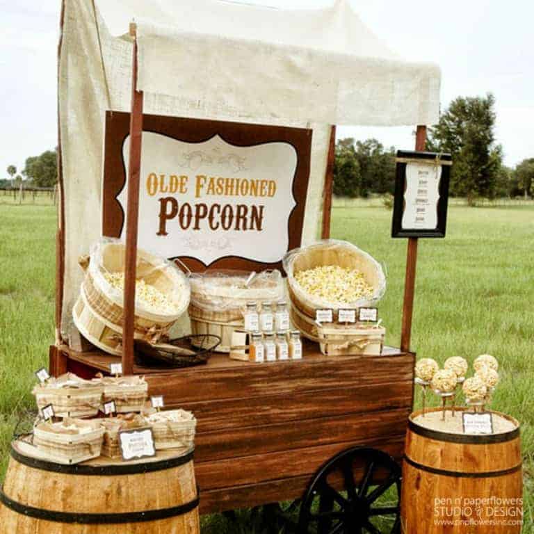 Create your own popcorn bar