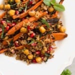 Roasted Carrots Chickpea Salad