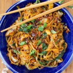asian noodles in a bowl
