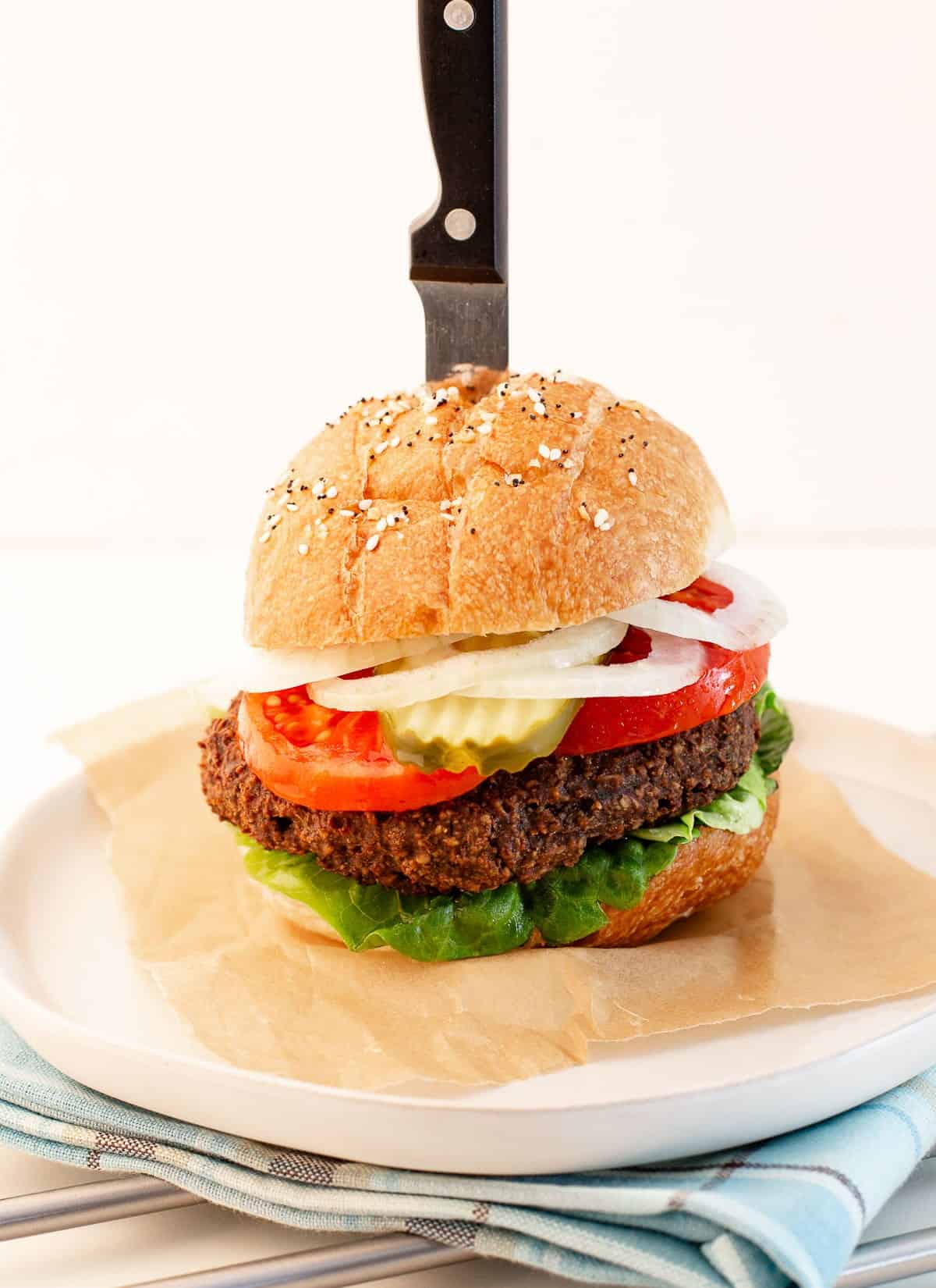 black bean burgers