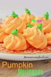 pumpkin recipe meringues