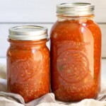 canned chili in quart and pint jars