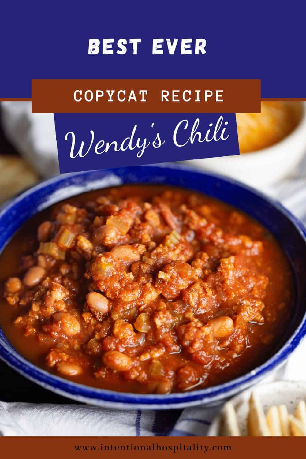 Copycat Wendy's Chili Recipe Intentional Hospitality