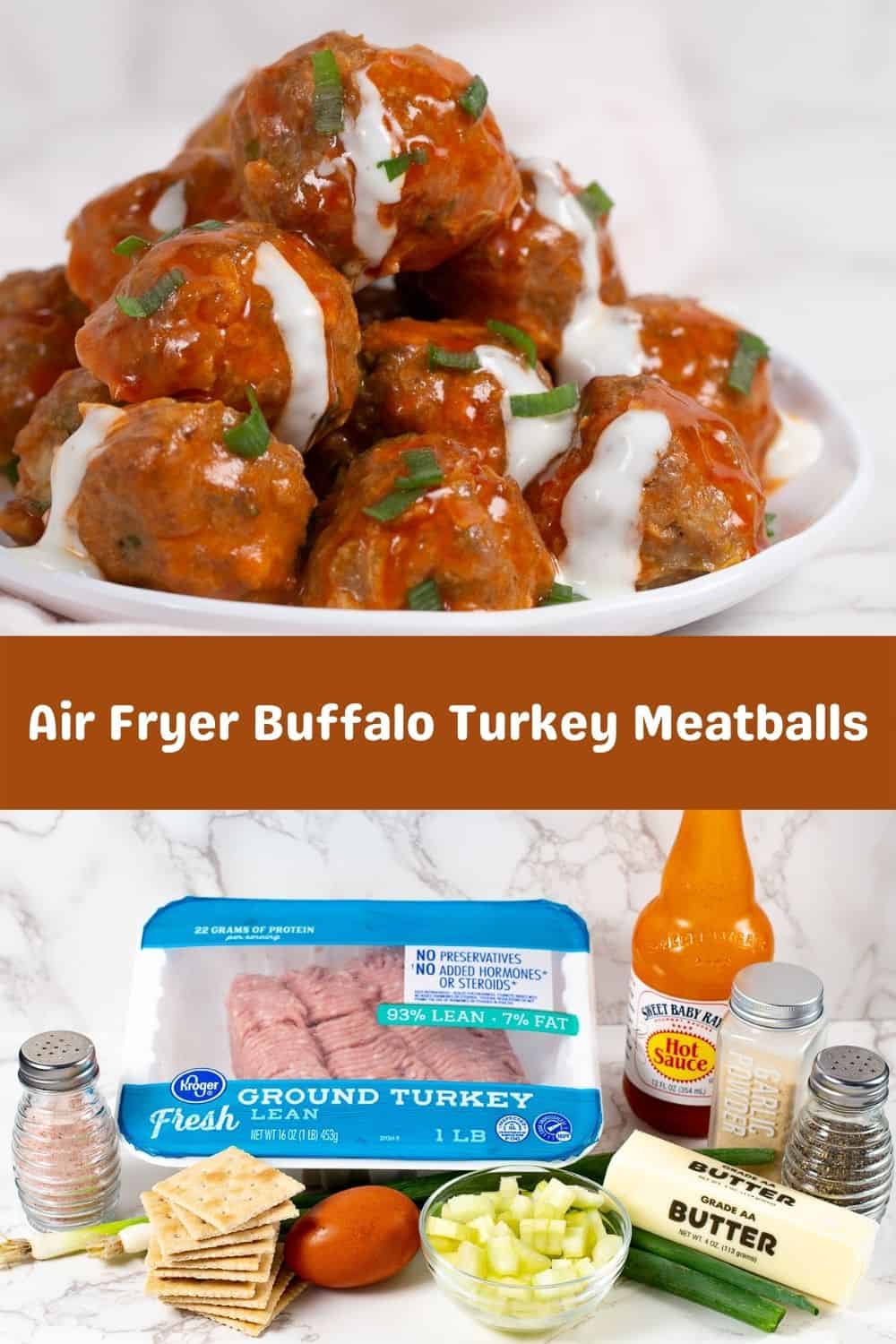 Buffalo Air Fryer Turkey Meatballs Intentional Hospitality