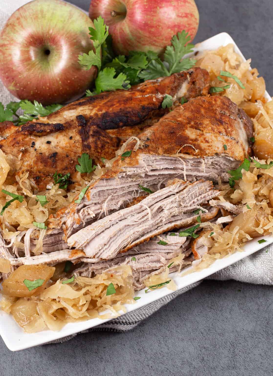 Good Luck New Year's Eve Pork and Sauerkraut Recipe Intentional