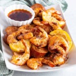 boiling crab sauce on shrimp and sausage