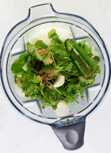 ingredients for in a blender