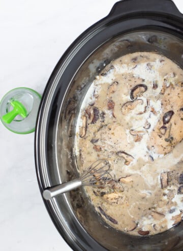 Slow Cooker Portobello Mushroom Chicken (Texas Roadhouse) - Intentional