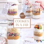 Cookie mix in a jar four different varieties Eminem's unicorn and several Christmas