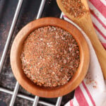 texas style bbq rub ready to be rubbed on pork, beef or chicken