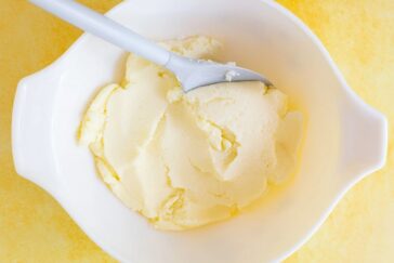 creaming butter and sugar