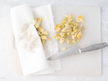 chopped artichokes