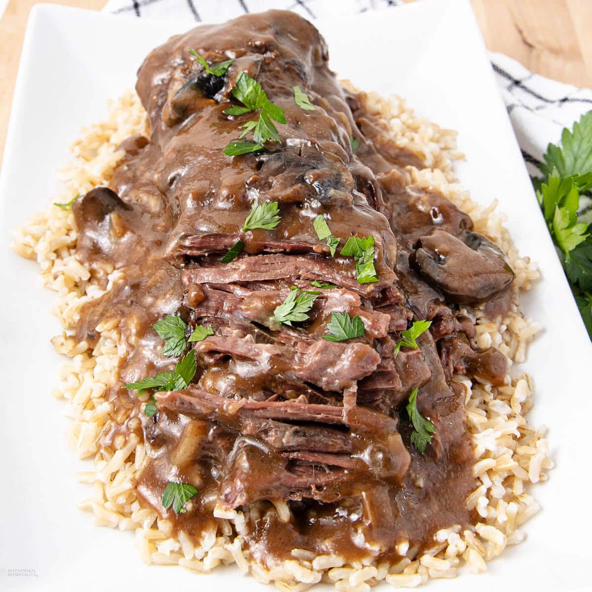 Smothered Beef Skirt Steak Crock Pot Recipe Intentional Hospitality