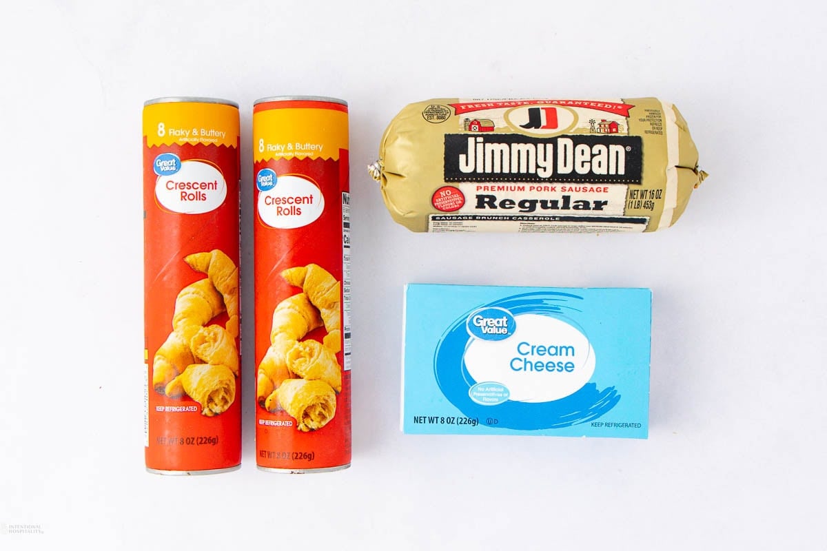 A group of food items.