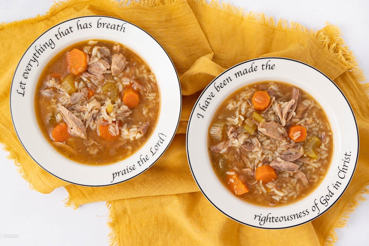 Crock Pot Turkey and Rice Soup