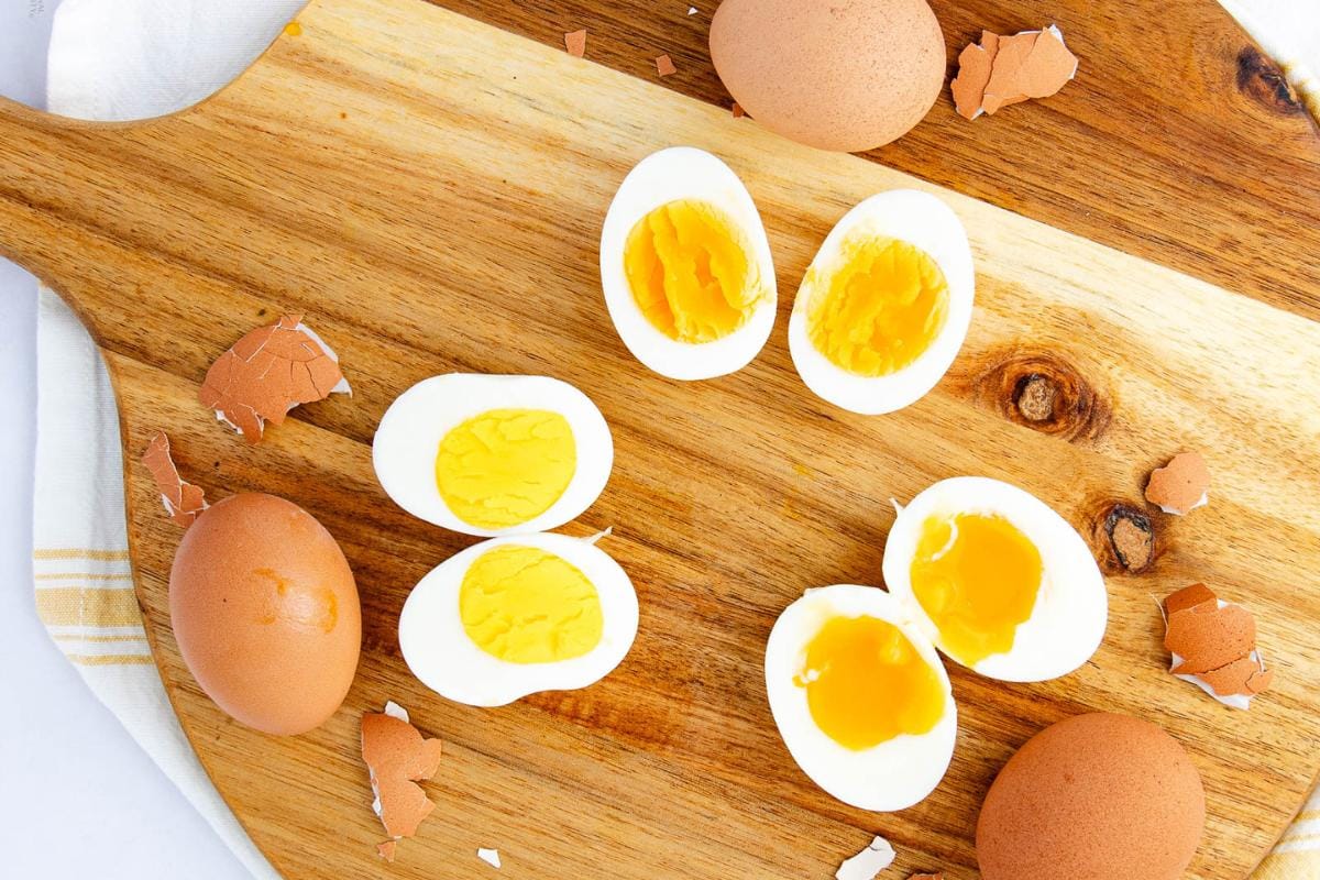 Boiled Eggs Air Fryer Recipe (Perfect Soft, Jammy or Hard)