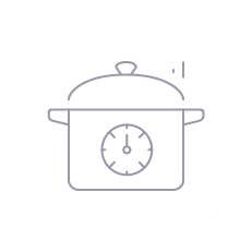 Slow cooker icon.